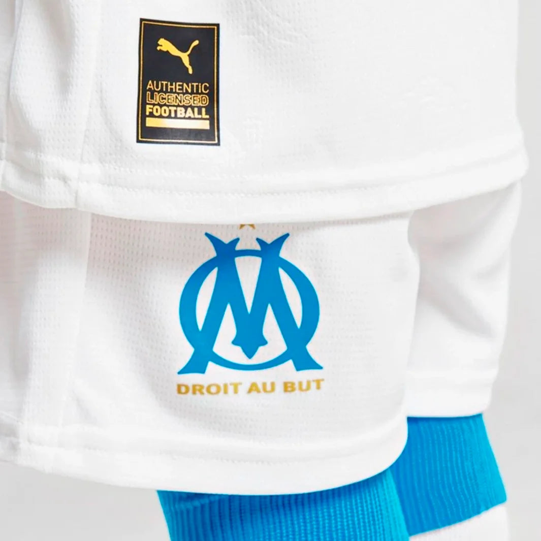 Camisa Olympique Marseille Kit Infantil 2025/26 Home