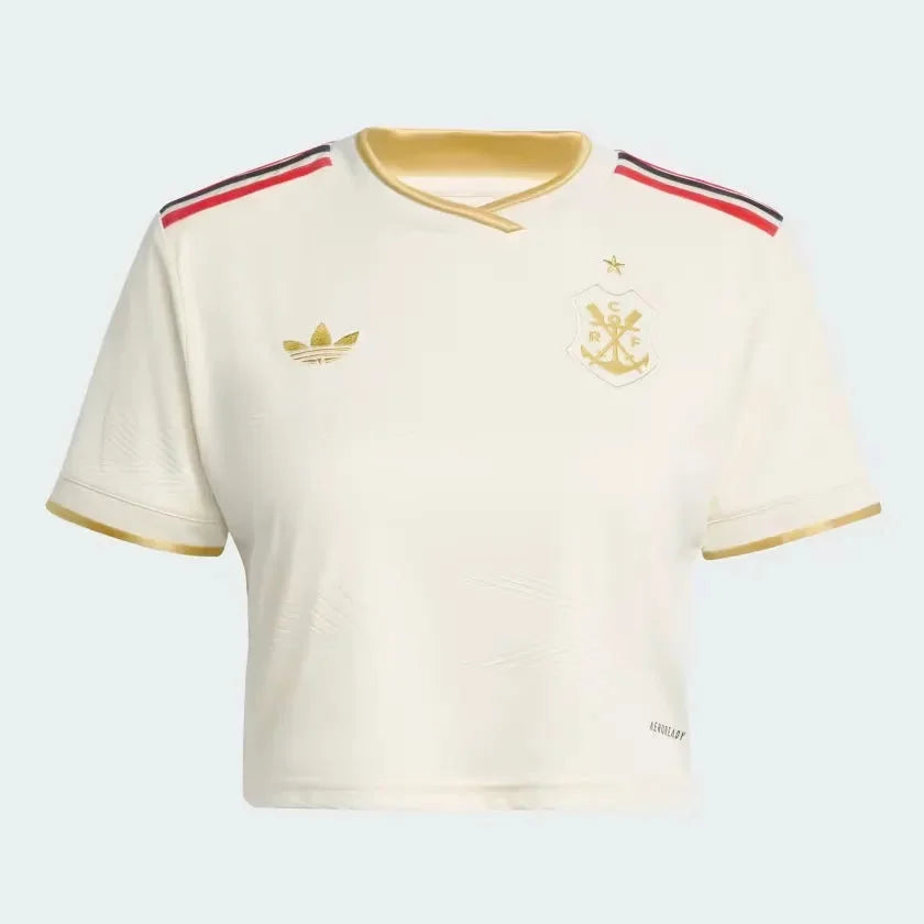 Camisa Feminina Adidas Flamengo 2025/26 III Cropped