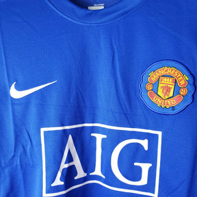Camisa Manga Longa Manchester United 07/08 Nike - Azul
