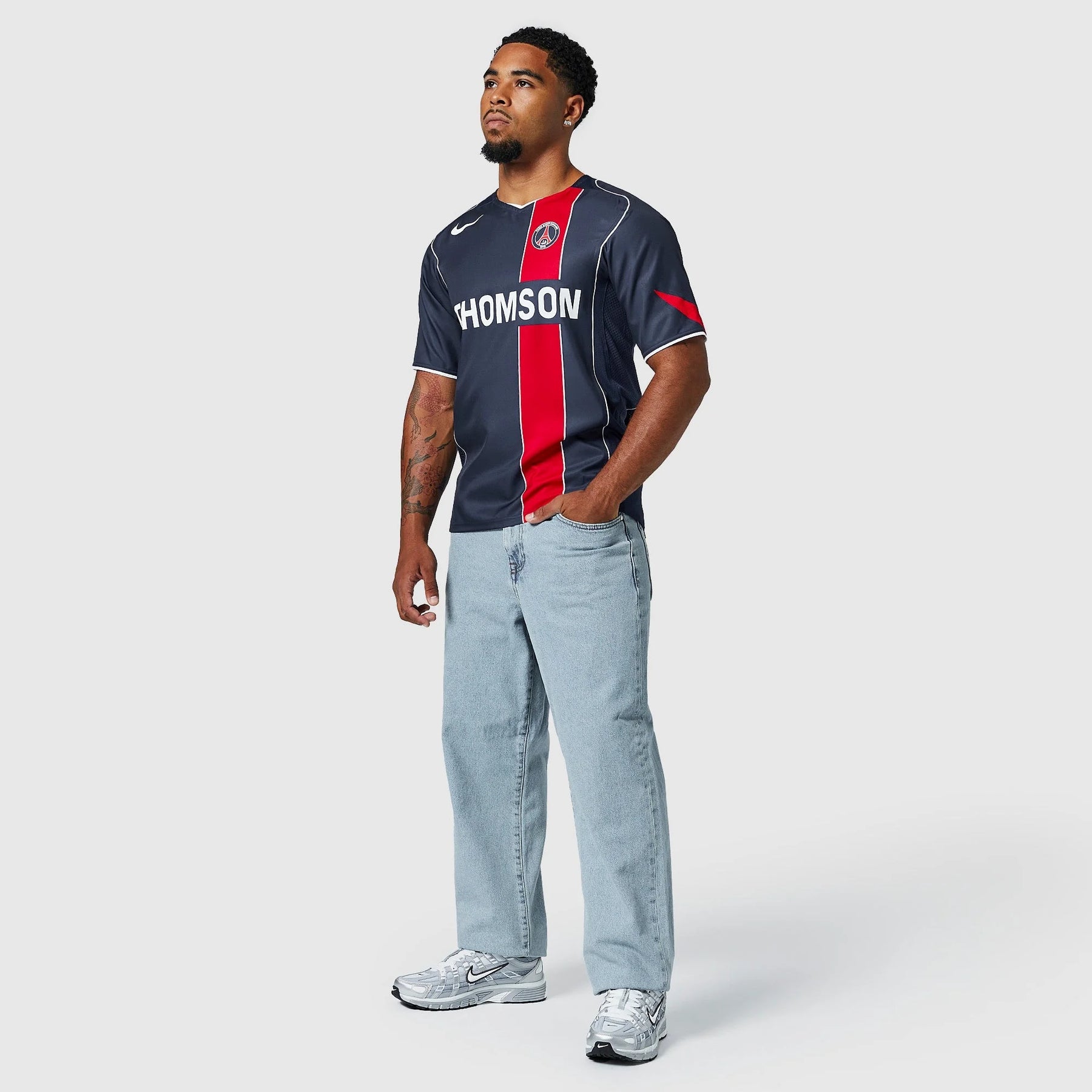Camisa Paris SaintGermain (PSG) Total 90 2004 Reissue Home – Versão Torcedor