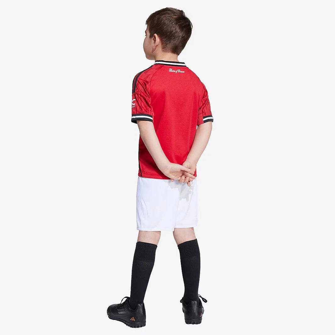 Conjunto Infantil Adidas Manchester United 2025/26- Torcedor