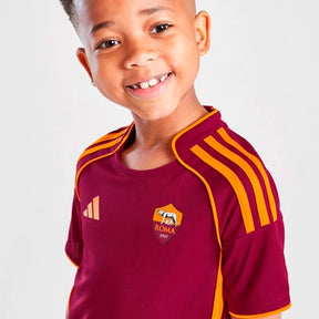 Camisa AS Roma Kit Infantil 2025/26 Home
