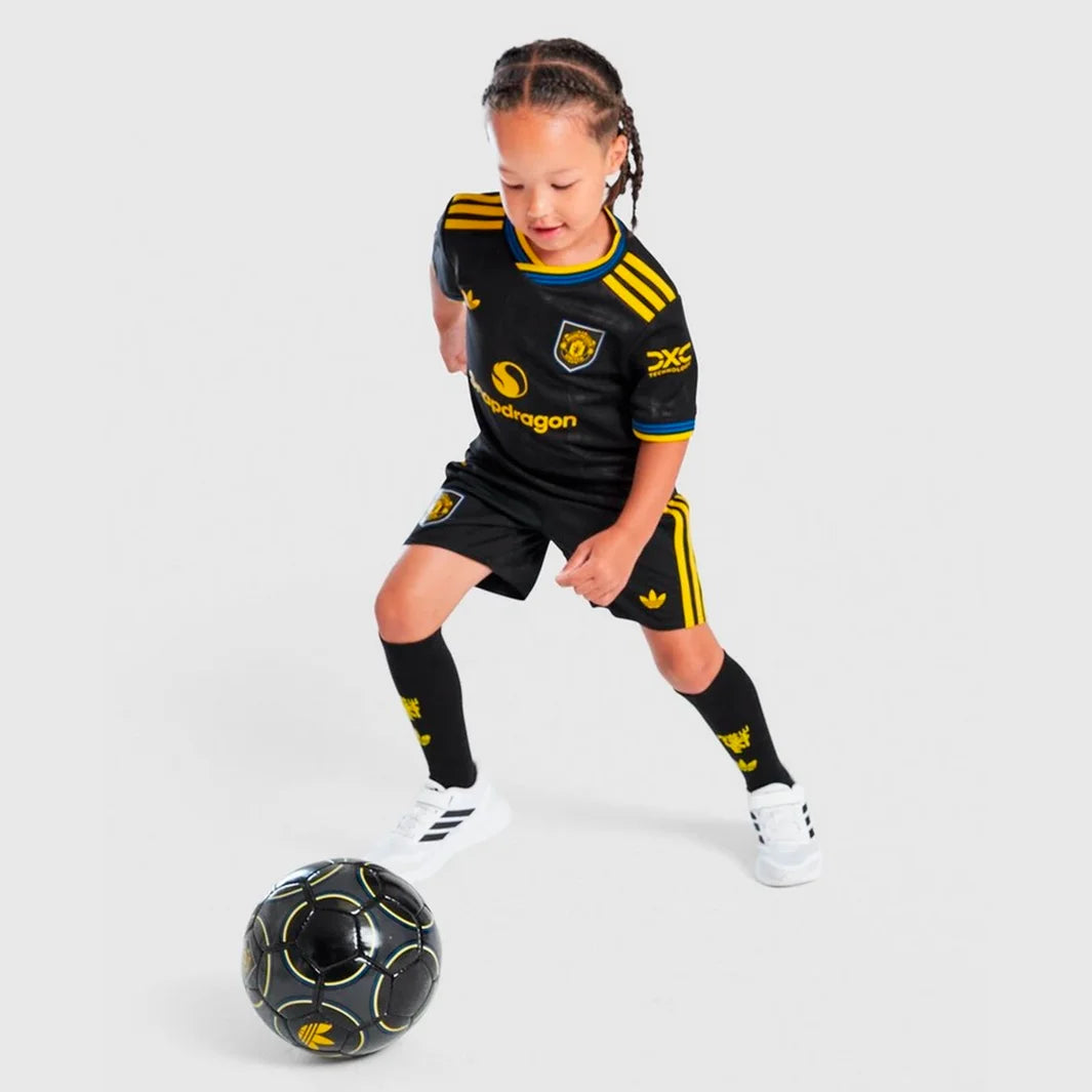 Conjunto Infantil do Manchester United 2025/26 -Third