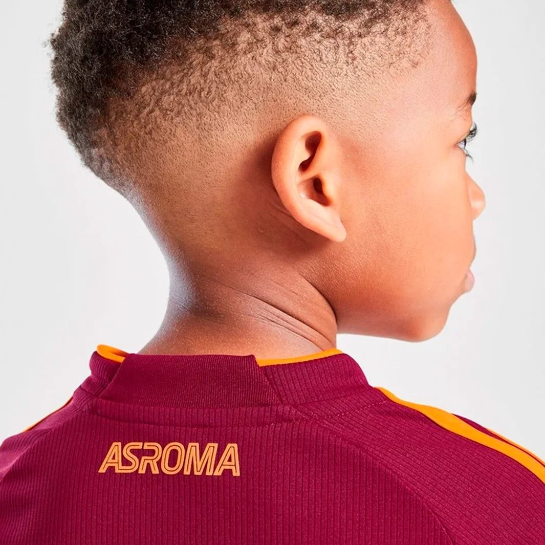 Camisa AS Roma Kit Infantil 2025/26 Home