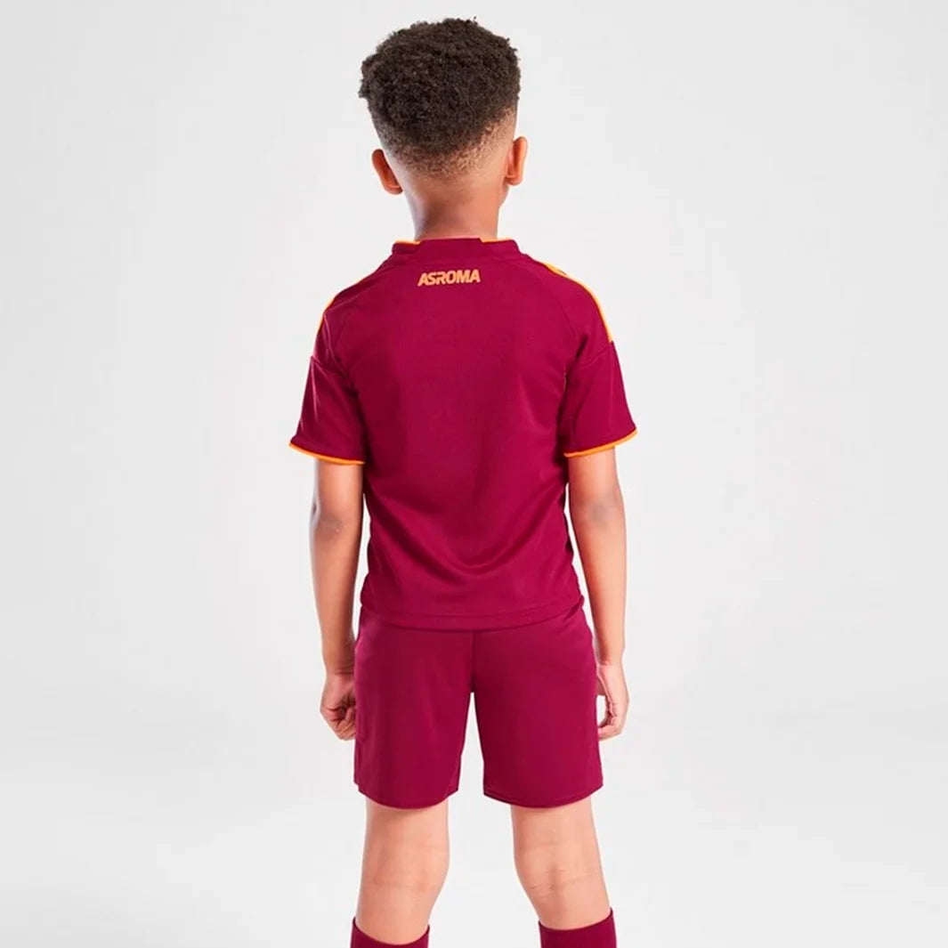Camisa AS Roma Kit Infantil 2025/26 Home