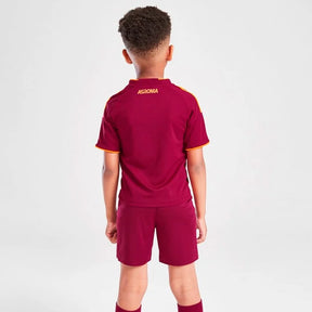 Camisa AS Roma Kit Infantil 2025/26 Home
