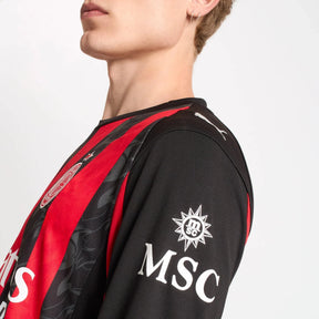 Camisa AC Milan Long Sleeve 2025/26 Home – Versão Torcedor