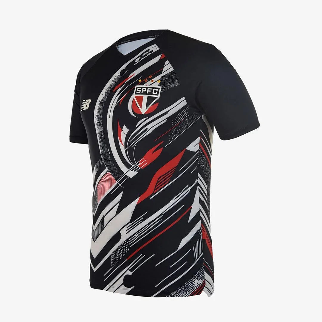 Camisa Sao Paulo Pre 2025/26 – Versão Torcedor