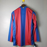 Camisa Manga Longa Barcelona 07/08 Nike - Grená