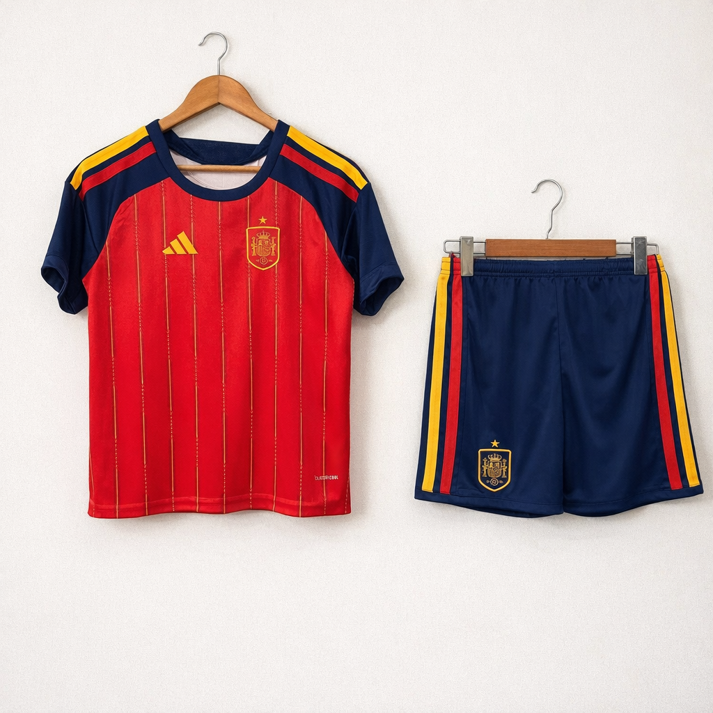 Conjunto Infantil Home Espanha 2026