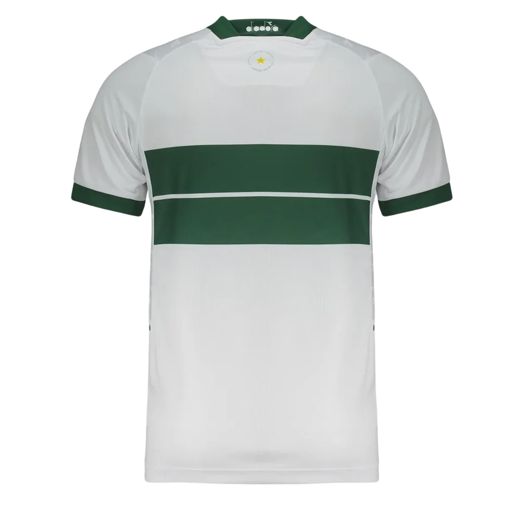 Camisa Coritiba Home 25/26 Diadora Torcedor Masculina - Branca e Verde