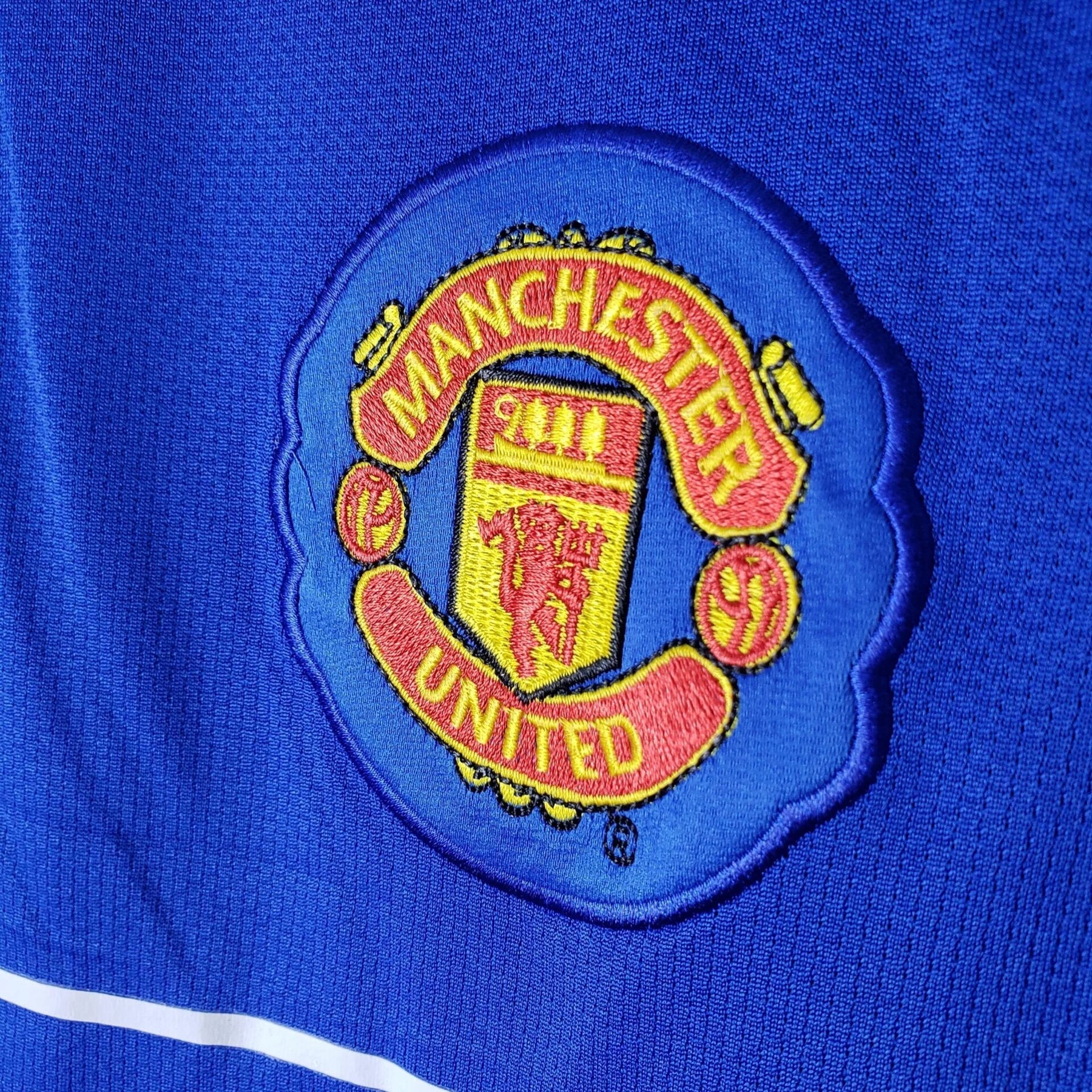 Camisa Manga Longa Manchester United 07/08 Nike - Azul