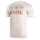 Camisa Napoli Away 25/26 - Torcedor EA7 Masculino - Begê