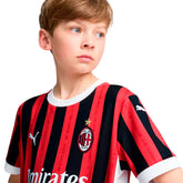 Camisa AC Milan Kit Infantil 2024/25 Home