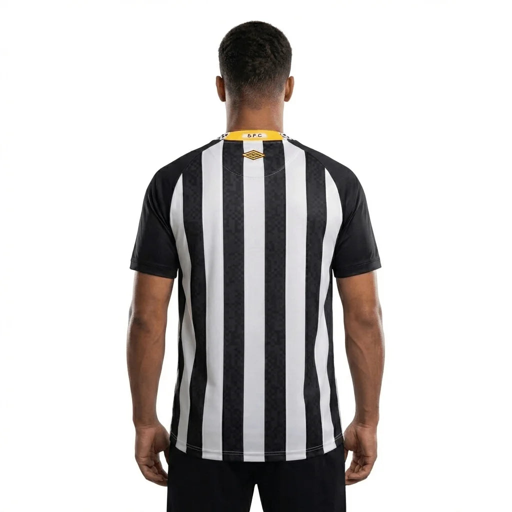 Camisa Umbro Santos Listrada 2025/26 II x Racionais