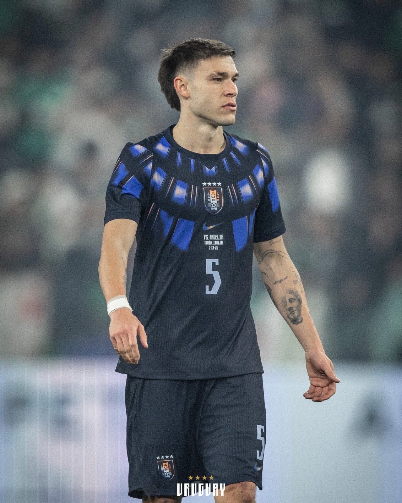 Camisa Uruguai Away 2026 - Versão Jogador