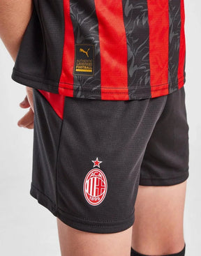 Camisa AC Milan Kit Infantil 2025/26 Home