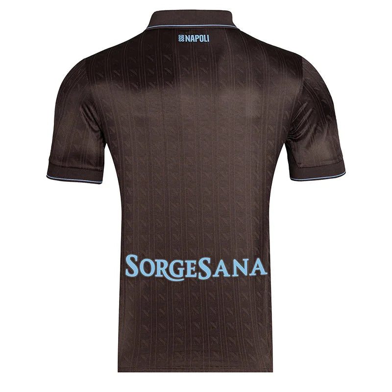 Camisa Napoli Third 25/26 - Torcedor EA7 Masculino - Marrom